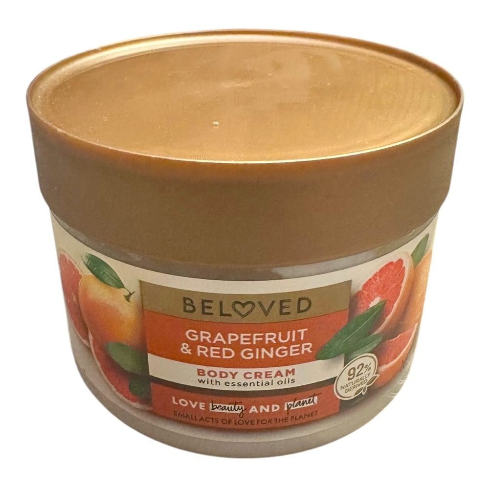 Beloved Grapefruit & Red Ginger Body Cream | 10 oz | Vegan & Paraben-Free
